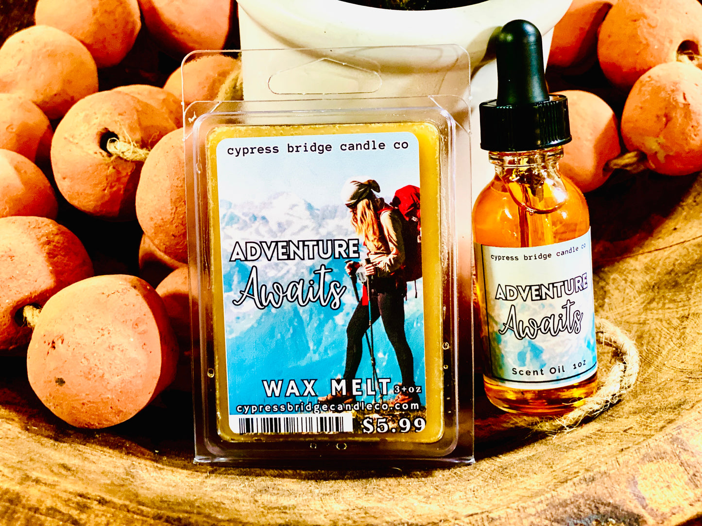 ADVENTURE AWAITS Wax Melts, Oil or Duo