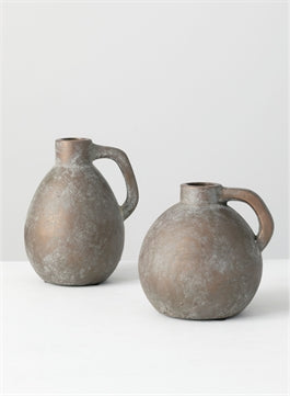 Terracotta Clay Bottle Vase 2 sizes