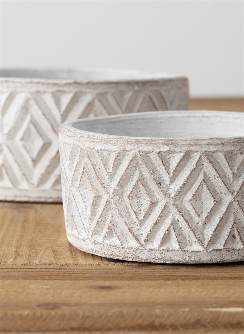 DIAMOND PATTERN POTTERY