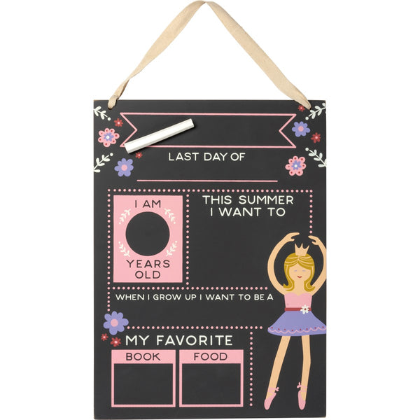 Double Sided Milestone Board - Twirly Tessa *