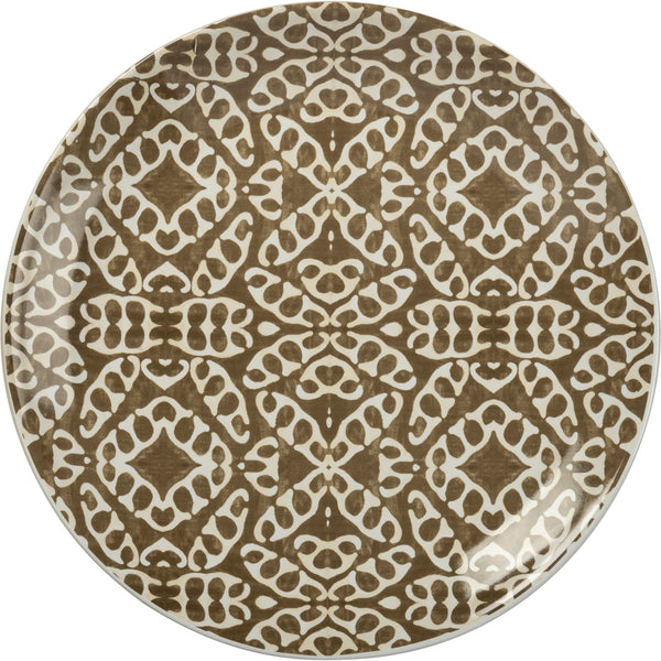 ARTISINAL STONEWARE PLATE in Willow