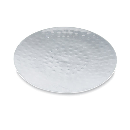7" HAMMERED CANDLE PLATE