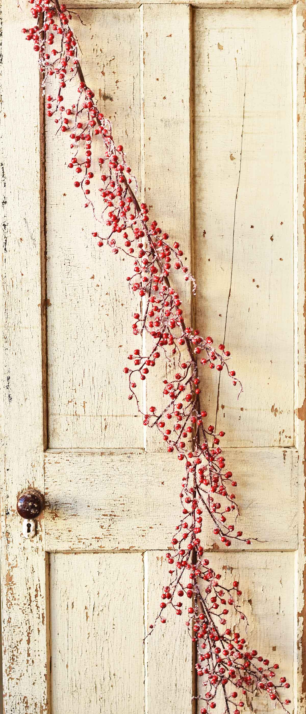 Iced Bantam Berries Garland | 6'