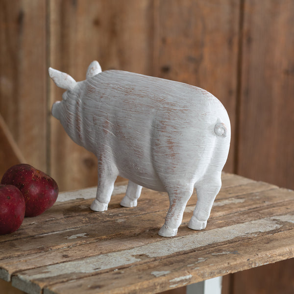 12" Farmhouse Tabletop Pig