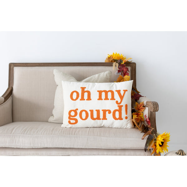 Oh My Gourd Decorative Pillow