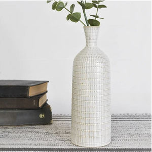12.8" SKINNY STRIPE VASE