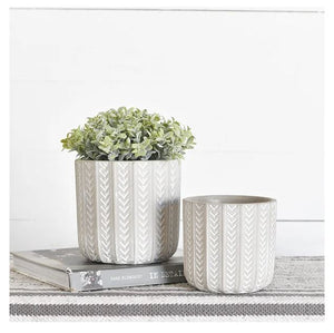 ARROW PATTERN PLANTER SM OR LG