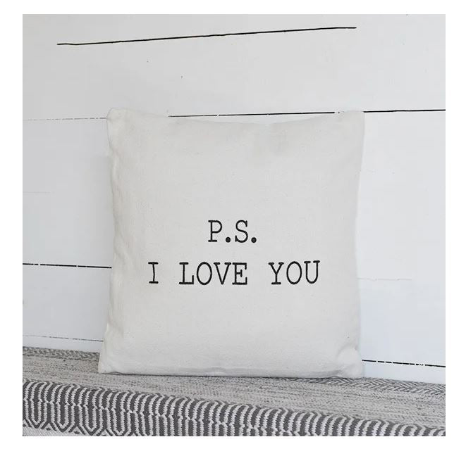 18" P.S. I LOVE YOU PILLOW