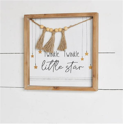 12" TWINKLE LITTLE STAR SIGN