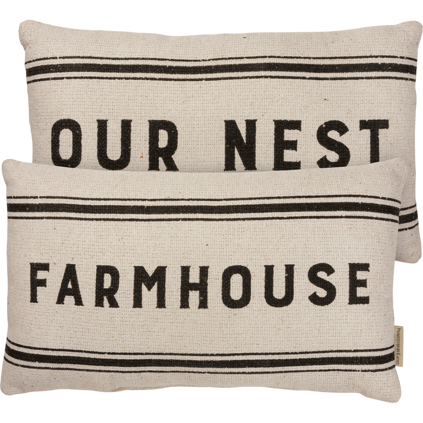 Pillow (reversible)- Farmhouse/ Our Nest