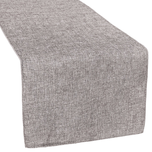 FAUX BURLAP RUNNER 10FT X 12" *