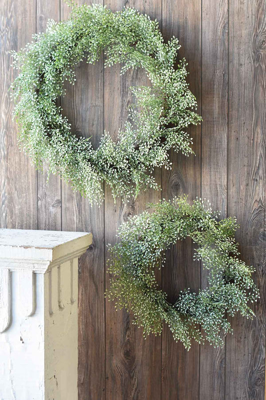 Little Luna Leaves Wreath | Green | 2 sizes | 20" or  28"