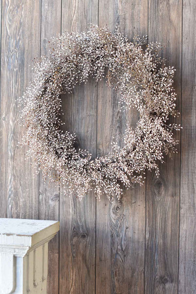 Little Luna Leaves Wreath | Taupe/Cream | 2 sizes | 20" or  28" *