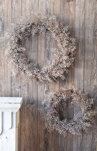 Little Luna Leaves Wreath | Taupe/Cream | 2 sizes | 20" or  28" *