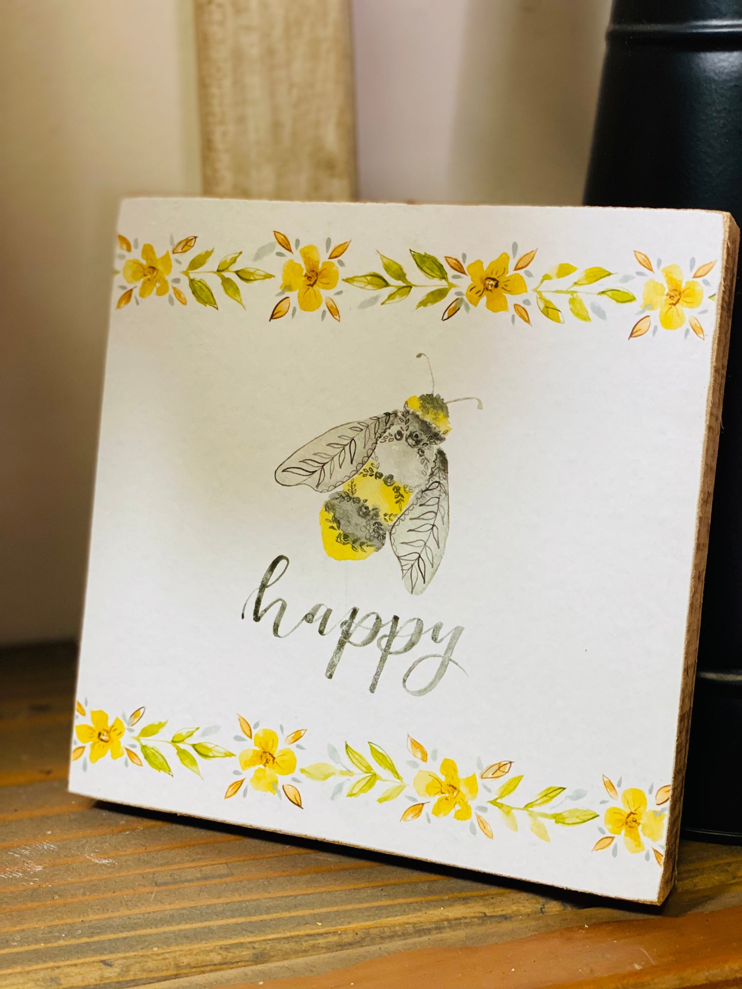 BEE FLORAL SIGNS  - 3 STYLES
