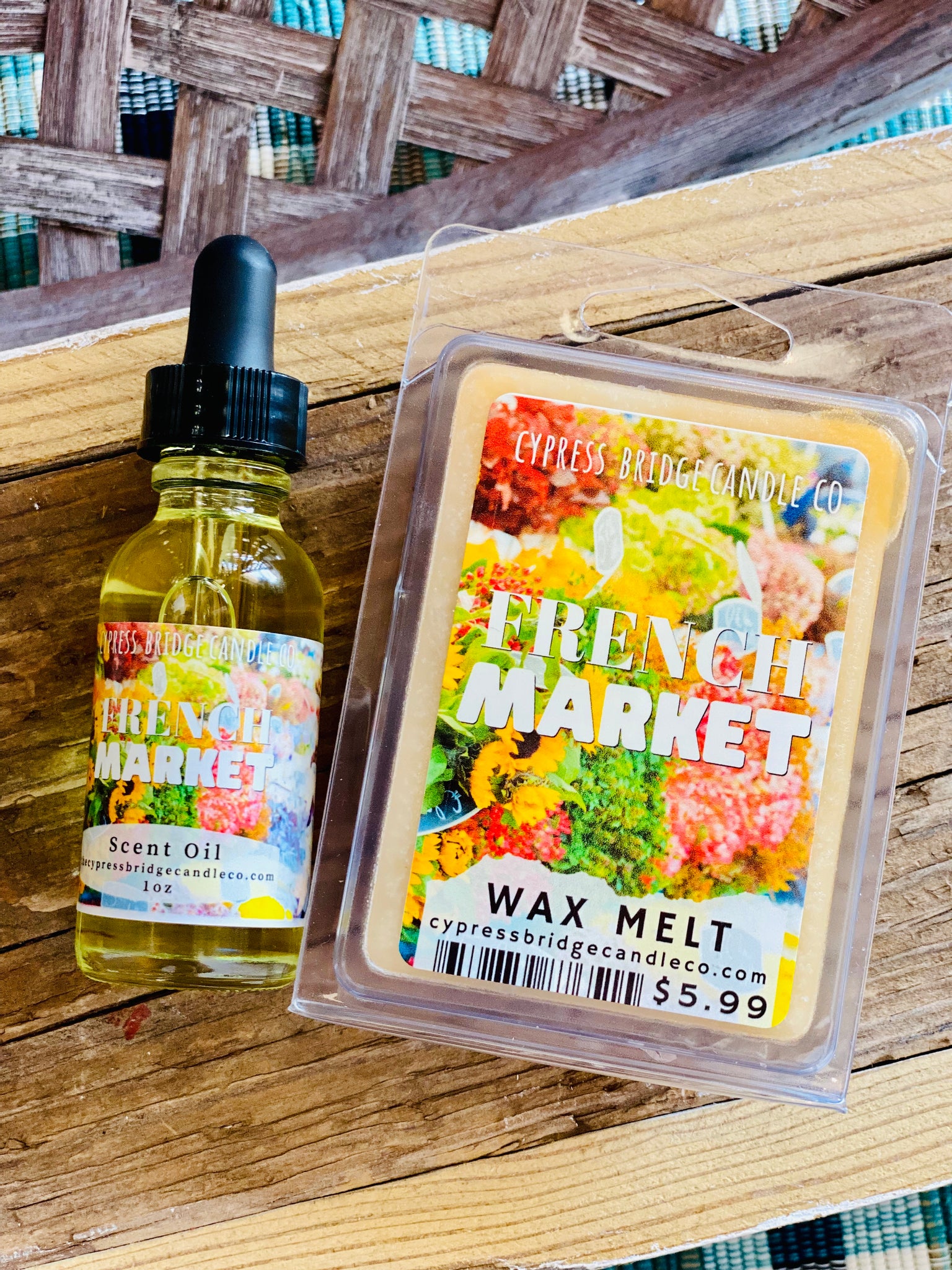 FRENCH MARKET  Wax Melts, Oil or Duo