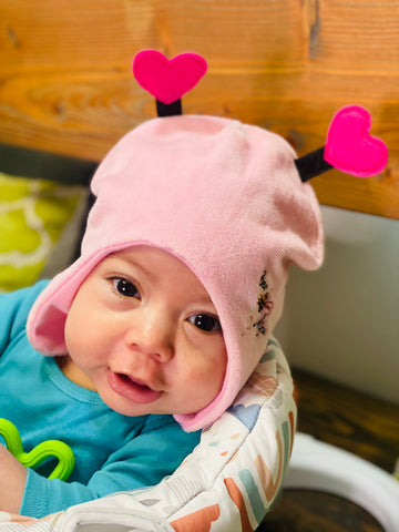 3-6MO  HEART HAT