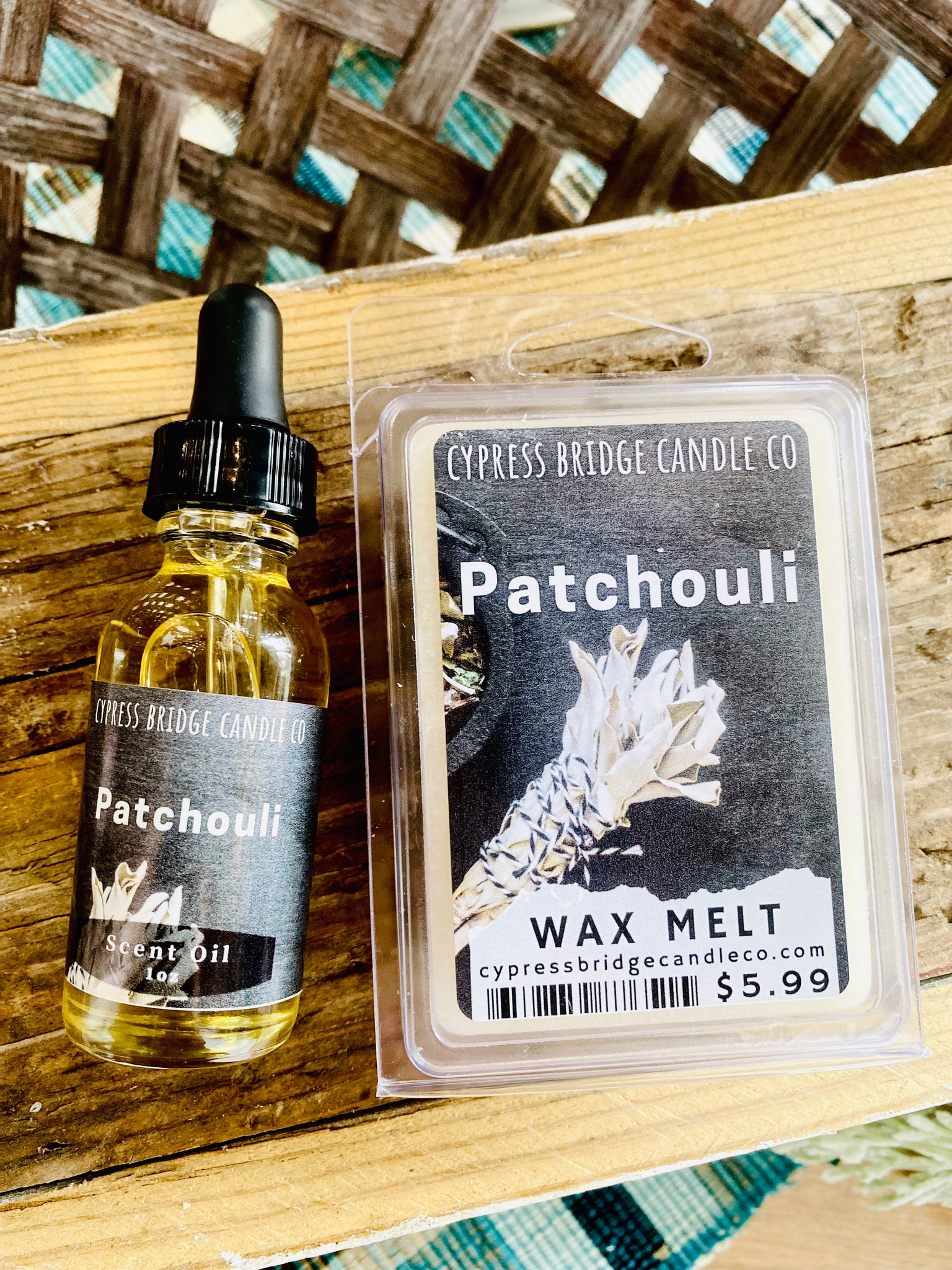 PATCHOULI Wax Melts, Oil or Duo