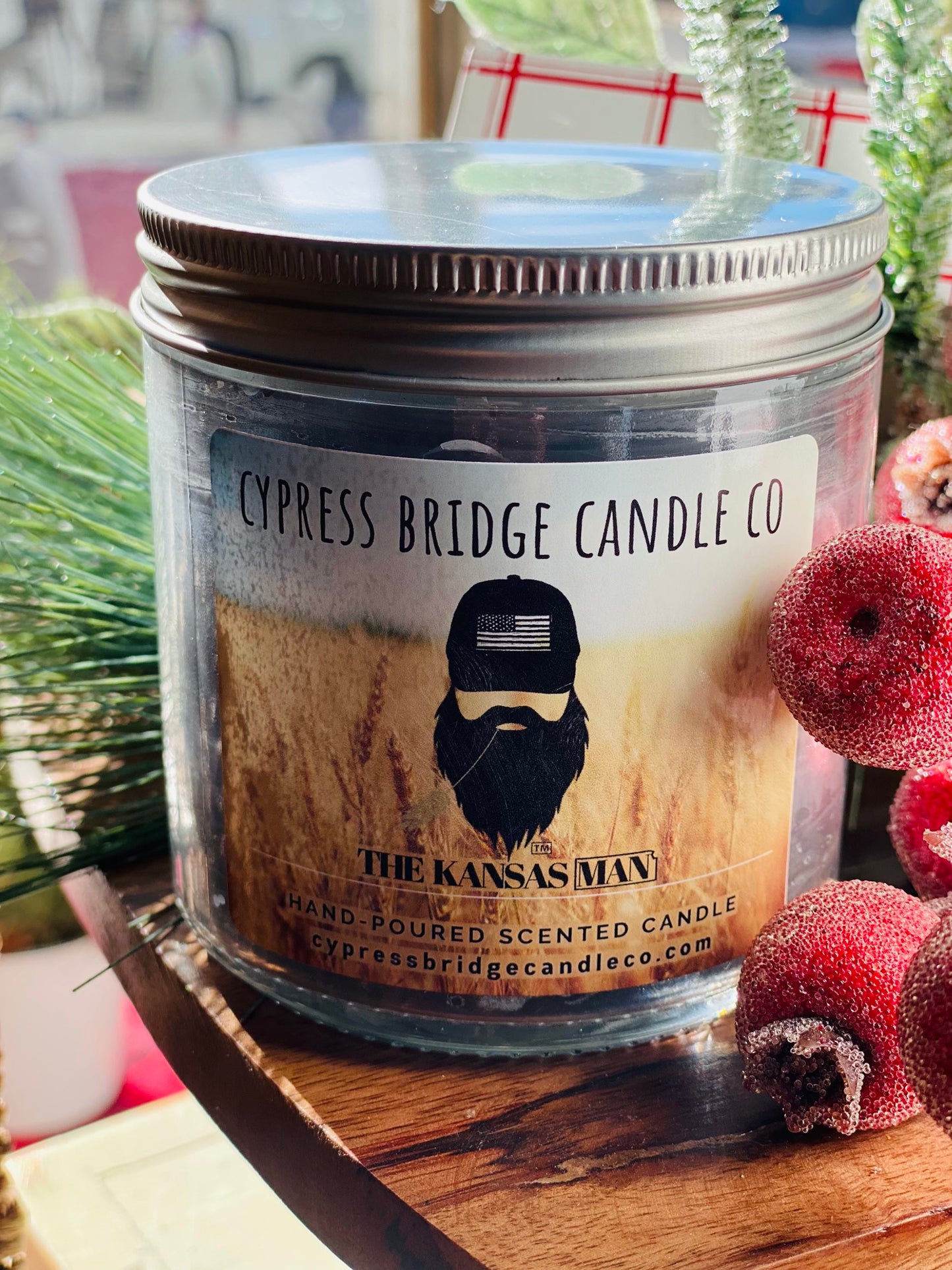 THE KANSAS MAN 12oz+ Jar Candle
