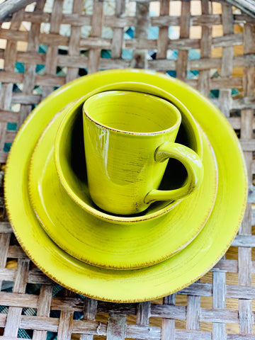 TAG DINNERWARE APPLE GREEN *