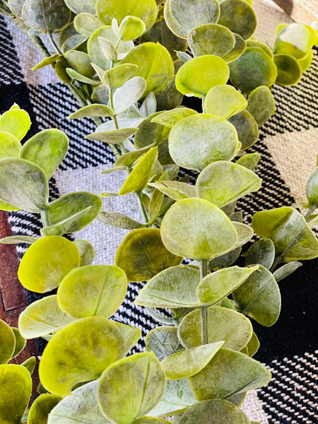 6' FROSTED EUCALYPTUS GARLAND