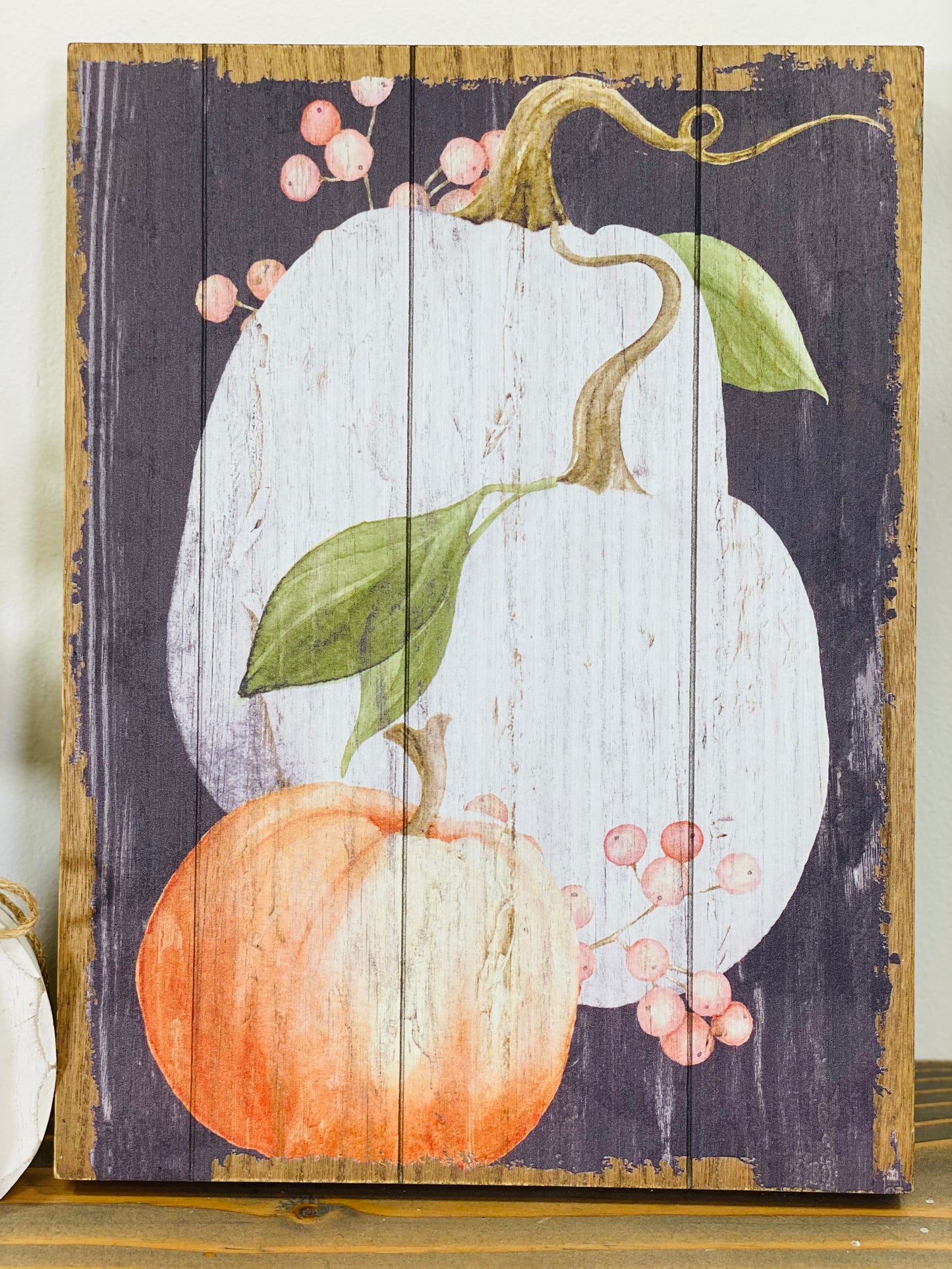 WATERCOLOR PUMPKIN WALL DECOR