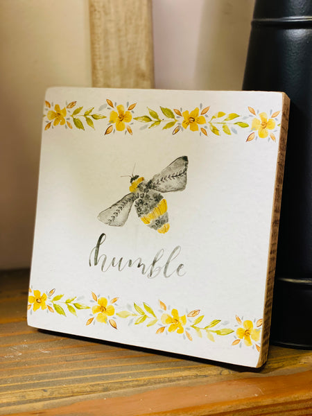 BEE FLORAL SIGNS  - 3 STYLES