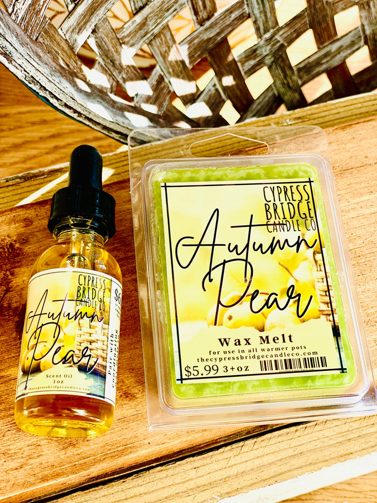 AUTUMN PEAR Wax Melts, Oil or Duo