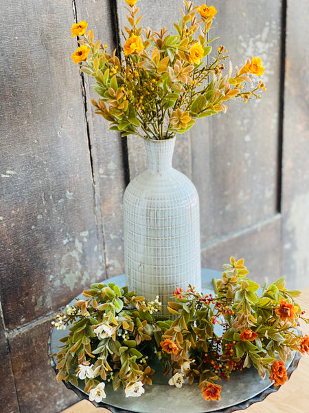 Autumn Rosette Bush | 3 colors | 12" *