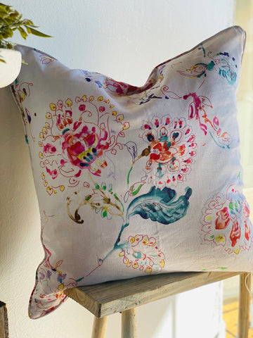 LUXURY PRIMAVERA FLORAL PILLOW - FEATHER DOWN FILL