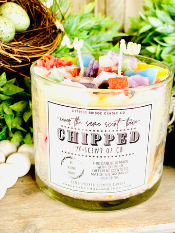 Scent of CB “CHIPPED™” 2 wick Jar Candle